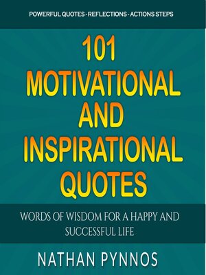 cover image of 101 Motivational and Inspirational Quotes